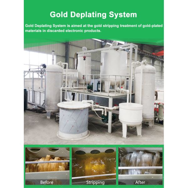 E Waste Electronic Components Cpu Ram Gold Deplating Machine Pcb Gold Recovery Machine