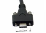 Dual Screw Camera Data Cable 10Gbps Maximum Transfer Rate TPE Jacket Material