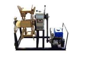China 30KN SFJ Model Cable Winch Puller Accurate Positioning With Gasoline Engine wholesale