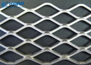 Expanded Diamond Perforated Construction Wire Mesh Enduring Custom Surface Treatment