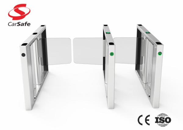 Quality Station Access  Pedestrian Swing Gate  Adjustable Speed   Servo Motor Low Noise for sale