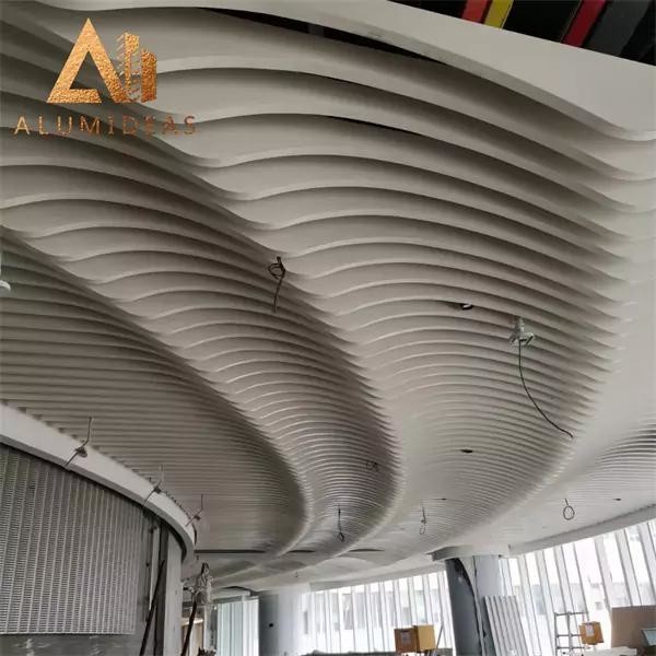 Corrugated aluminum roofing