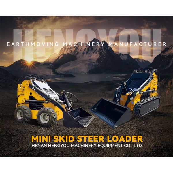 Euro 5 CE EPA Mini Skid Steer Loader Front Type Diesel Earth-Moving Machinery with 5 Ton Rated Load Engine Pump Core Components