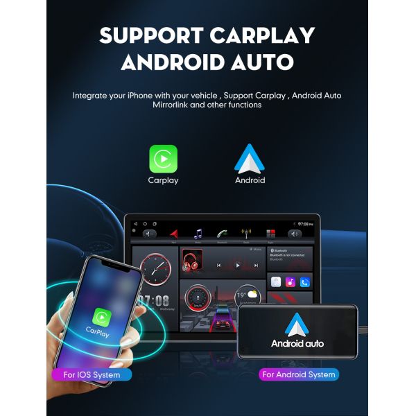 13.3 Inch GPS Navigation Car DVD Player with Cooling Fan and Multiple Language Support