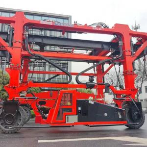 China 80T Container Straddle Crane , Mobile Gantry Crane Truck with diesel power battery power wholesale