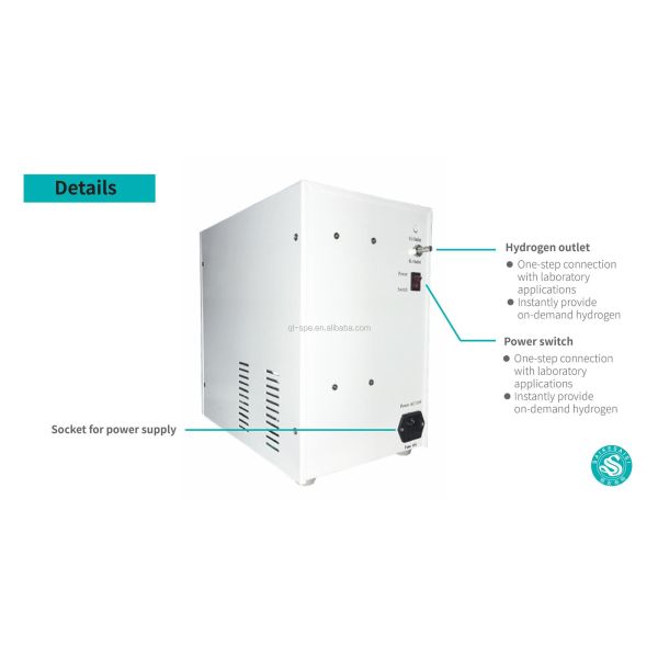 600ml/Min SPE PEM Molecular Hydrogen Inhalation Machine H2 Advanced Water Electrolysis