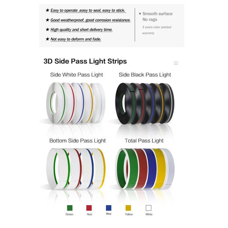 Elevate Signage Performance 3D Side Light Strips 5 Year Waterproof Side Pass Light Strips