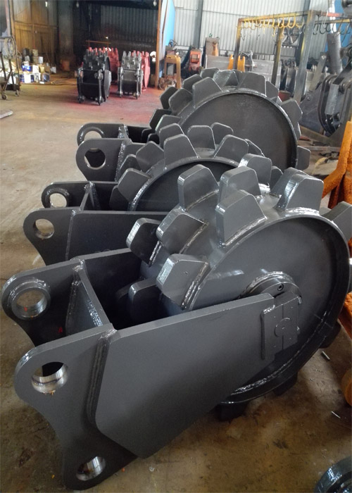 900mm Diameter Excavator Compaction Wheel For Excavator Machine