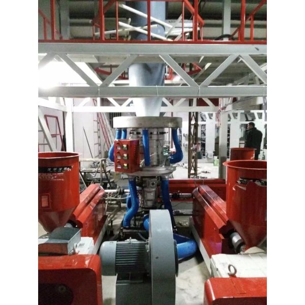 HDPE PE Blown Film Extrusion Machinery Single Screw 3 Phase
