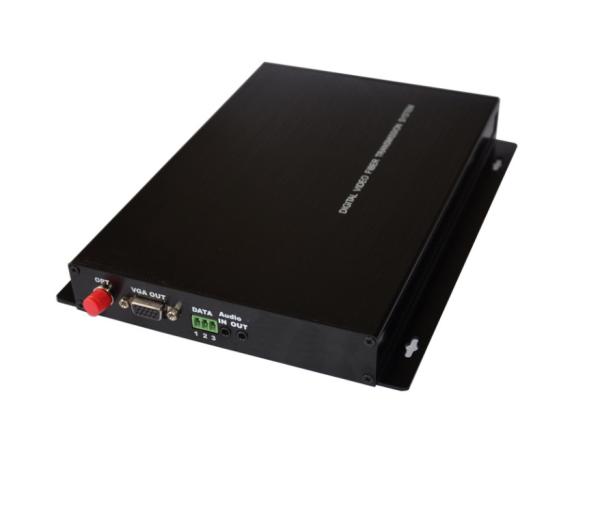 Quality VGA Fiber Extender with duplex rs232 and bidirectional audio for sale
