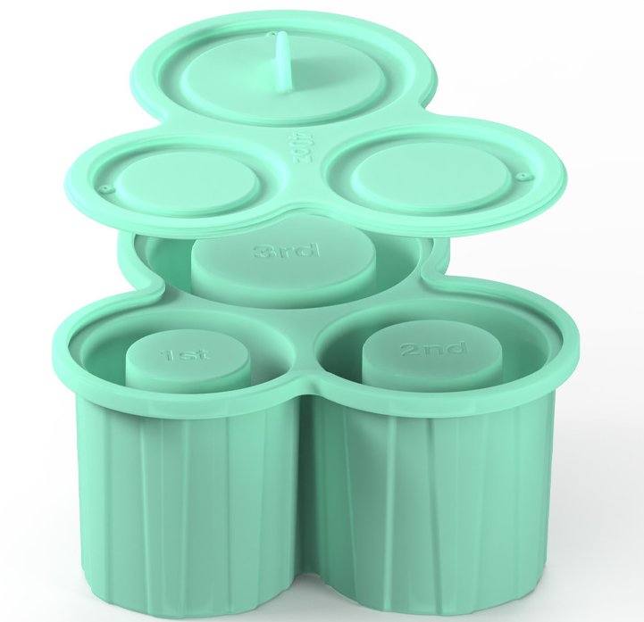 3 Pcs Silicone Cylinder Ice Mold for Tumbler Cup and Easy-To-Release Silicone Ice Cube Tray