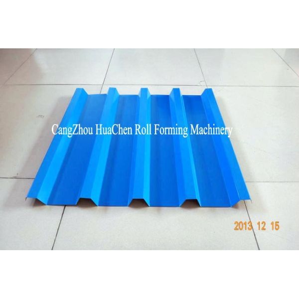 Roofing Glazed Tile Roll Forming Machine , 2 Layer Roll Form Machine Plc Control