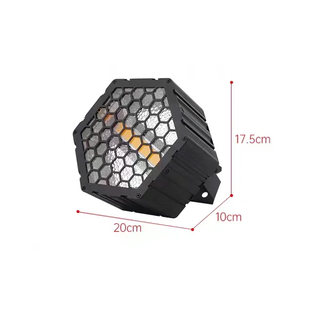 DMX Controlled LED RGB Single Retro Light Versatile Illumination for Enhanced Ambience