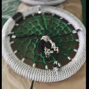 China 12cm Ring Round Playground Net Swing 100cm EN1176 Certificated wholesale