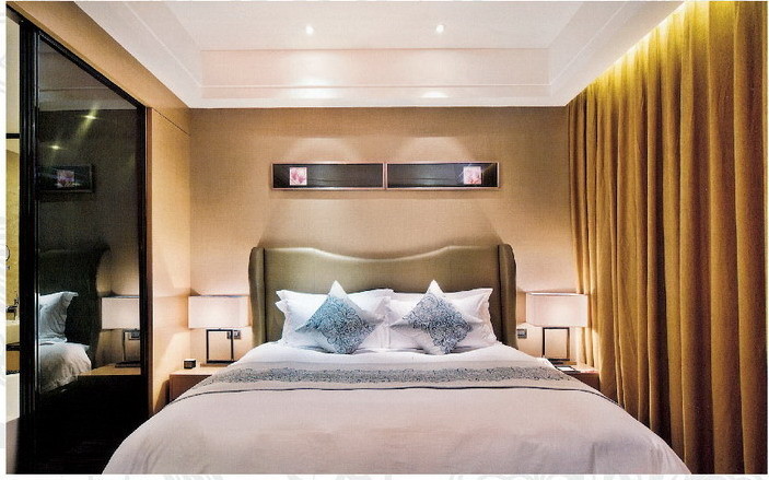 Modern Hotel Bedroom Furniture,Standard Single Room Furniture SR-003