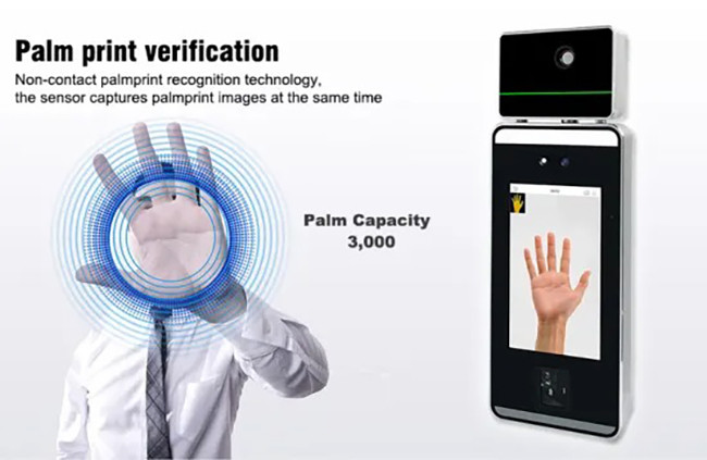 Dynamic Camera Biometric Facial Recognition Access Control System Machine 4.3 Inch
