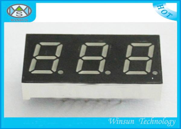 Quality 37.6X19X8 Mm 3 Digit 7 Segment Led Display For Household Eletronics , 0.56 Inch for sale
