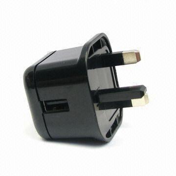 5.0V 100mA Universal USB Power Adapter Flat Computer Charger with Safe Design,
