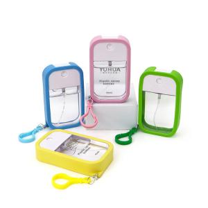 China 45ml 50ml Plastic Perfume Packgaing Easy To Carry Square Shape wholesale