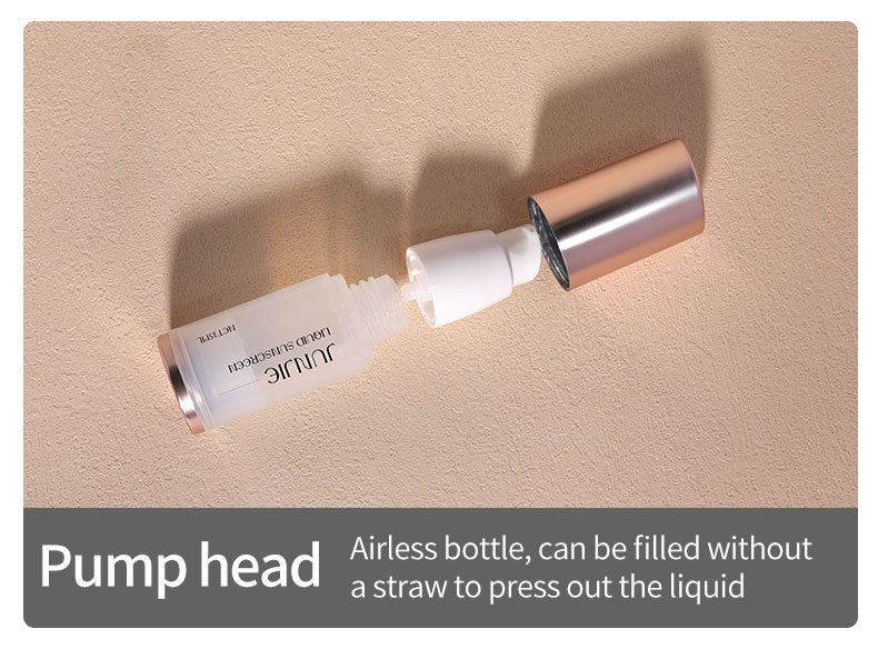 Matte PP Airless Bottle Sealing Type Lotion Airless Pump Bottle 15ml 30ml 50ml Custom