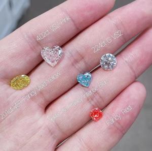 IGI Certified cvd synthetic diamonds cvd tool jewelry design lab made diamonds earing necklace