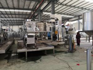 China High Automation Soybean Peanut Frying Machine , Industrial Snack Frying Equipment wholesale