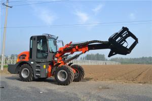 2ton  0.8m3 bucket telescopic boom wheel loader with max lifting height 5100mm