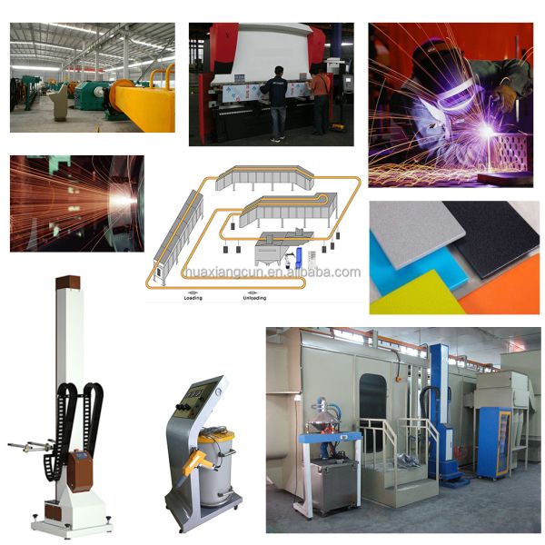 Versatile Automatic Powder Coating Line Low Maintenance Automatic Powder Coating Machine