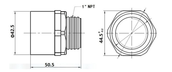 Digital RS485 Ultrasonic Water Level Pressure Sensor Low Power Consumption