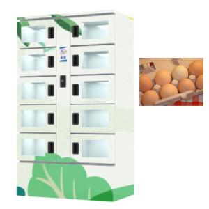 OEM Refrigerated Cooling Locker Style Egg Vending Machine With Touch Screen