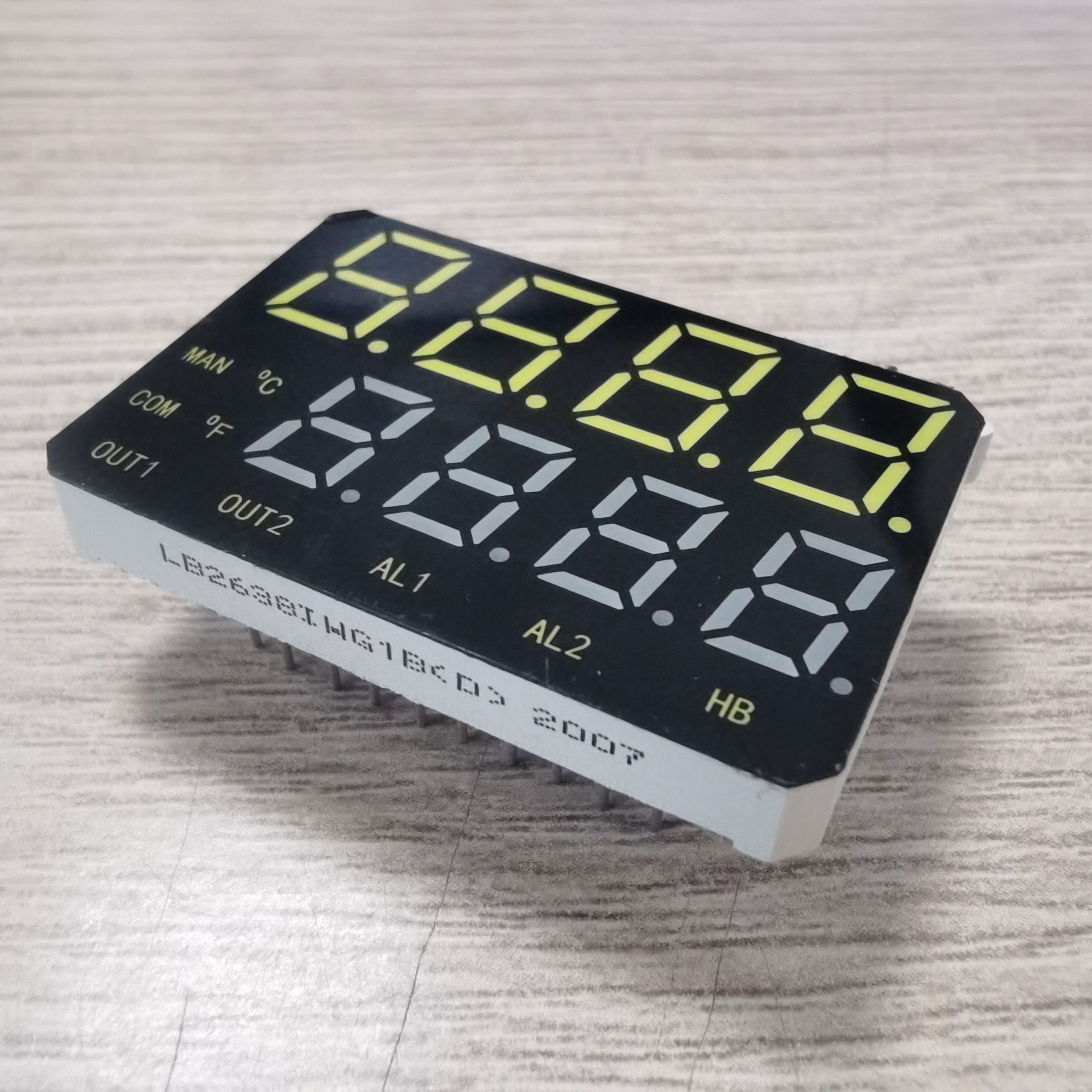 120mcd 8 Digits Seven Segment LED Display 10uA For Process Controller