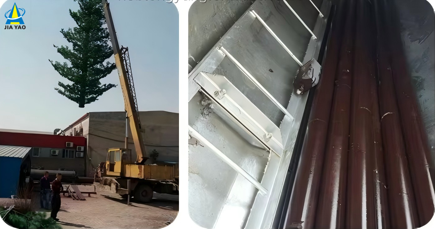 World Heritage Scenic Area Bionic Guest-Greeting Pine Tree Camouflaged Telecom Tower