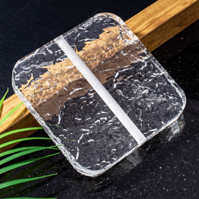 Aesthetics and Functionality Coexist | Ice Crystal Pattern Glass Bricks: The Artistic Secret to Reshaping Space