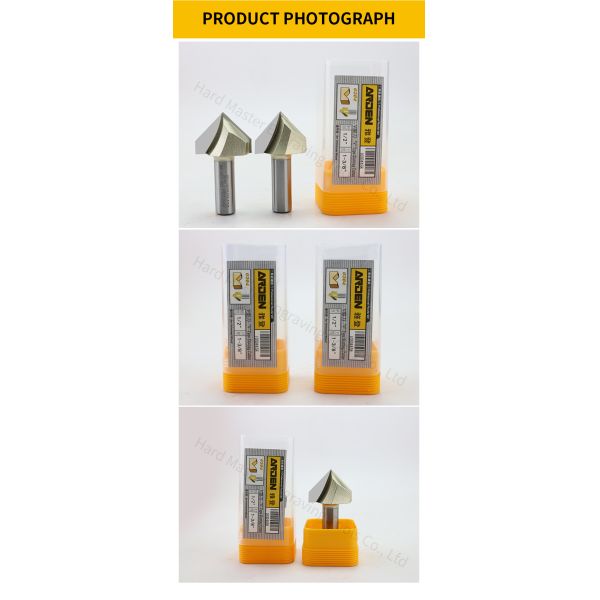 Arden 6.35mm Cnc Drill Bits Slotting Cutter 1/4 X 3/8 Wood Carving Router Bits