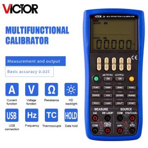 China VICTOR 24 Portable Multifunction Process Calibrator Rtd Calibration Equipment wholesale