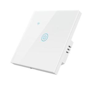 China Alexa Google Home 94 V0 Smart Wifi Touch Switch 1 Gang Panel Work wholesale