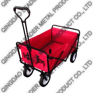 China Folding Utility Wagon with Red 600D Polyester double-layer bag - TC1011D E wholesale