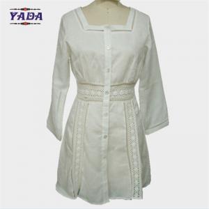 China New style white national long sleeve casual slim dress 2018 fashion clothing dresses summer for women wholesale