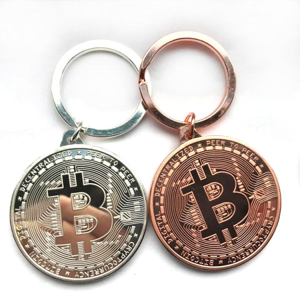 Customized Trolley Coin Keychains Tokens with Soft Enamel Finish for Branding Needs