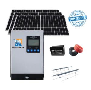 China 240VAC 50A Hybrid Grid Solar System Grid Tie Solar Kit With Battery Backup wholesale