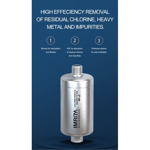 Multipurpose Shower Head Water Filter 100-240V Durable Auto Flush