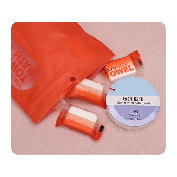 OEM ODM Disposable Compressed Face Towel Nonwoven Bamboo Viscose