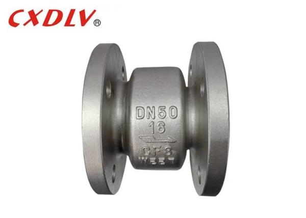 Quality DN50 DN80 Muffler Flange End Vertical Check Valve for sale