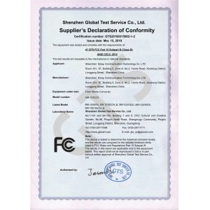 Shenzhen Miray Communication Technology Co., Ltd. Certifications