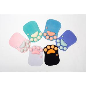 China Lightweight Cat Paw Mouse Pad , Creative Cat Mouse Pad With Wrist Rest wholesale