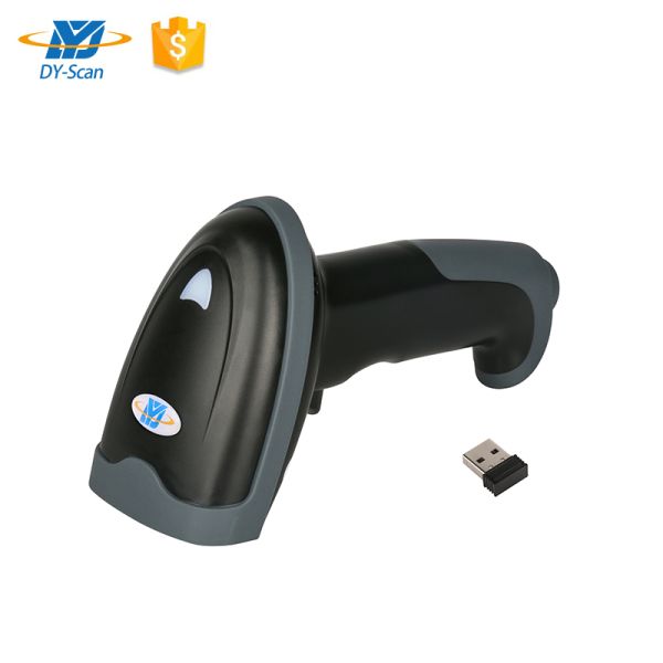 Handheld Wireless Bluetooth Laser Barcode Scanner 1200MHA Battery For Supermarket