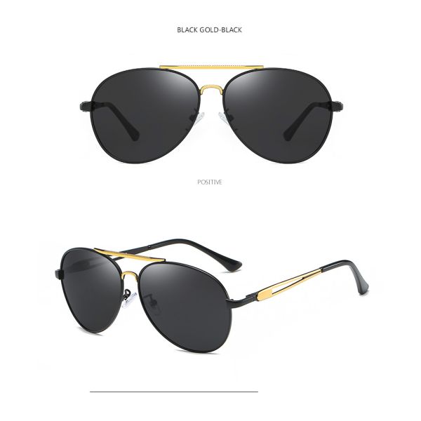 Polarized Retro Shades Sunglasses BSCI Men Unbreakable Frame Glasses