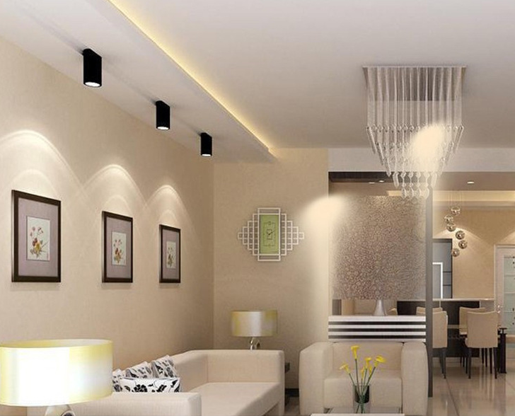10W COB LED Round Surface Mount Wall Ceiling Downlight 3000-6500k Color Temperature Downlight