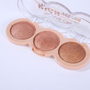 China High Pigment Shimmer Eyeshadow , Face Beauty Vegan Highlighter Palette OEM / ODM wholesale