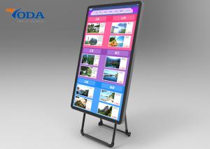 China IR Touch LCD Digital Display With Android OS Black Color wholesale